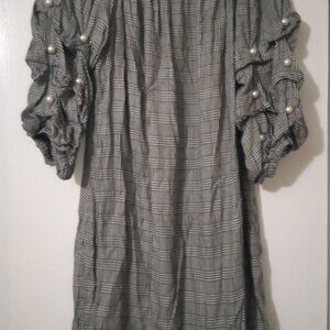 MSK Petite women's dress sizePL 3/4 sleeves whimsigoth party event wear